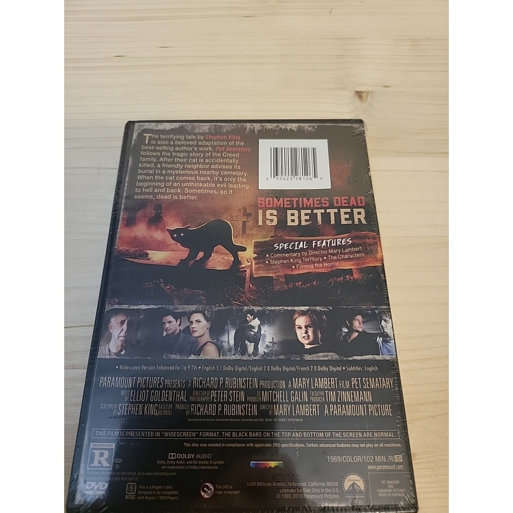 Pet‎ Cemetery (DVD, 1989) - Sealed - Spooky! - Picture 7 of 7